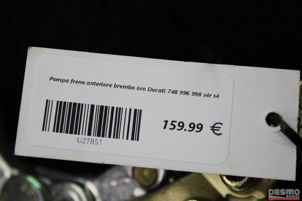 Pompa freno anteriore brembo oro Ducati 748 996 998 s4r s4 - immagine 5