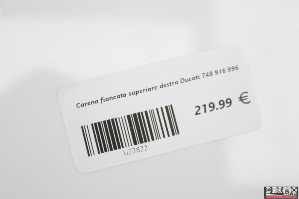 Carena fiancata superiore destra Ducati 748 916 996 - immagine 10