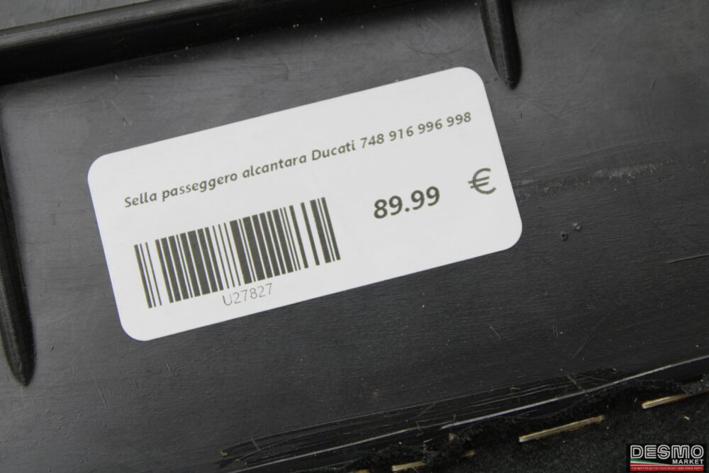 Sella passeggero alcantara Ducati 748 916 996 998 - immagine 5