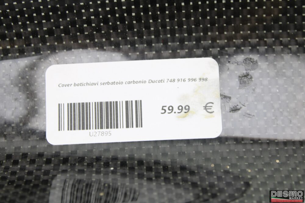 Cover battichiavi serbatoio carbonio Ducati 748 916 996 998 - immagine 5