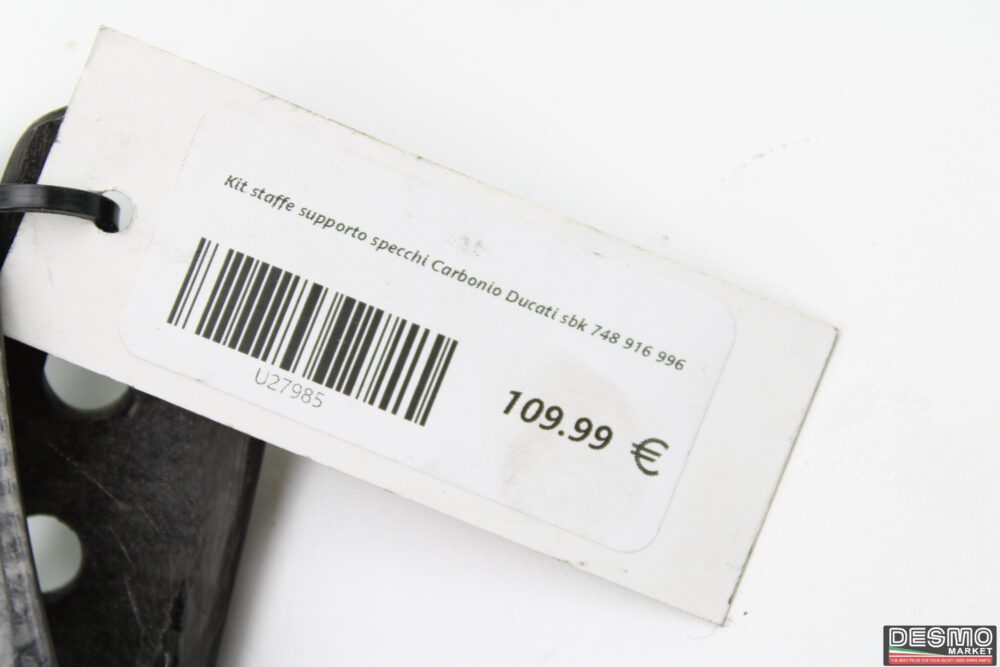 Kit staffe supporto specchi Carbonio Ducati sbk 748 916 996 - immagine 6