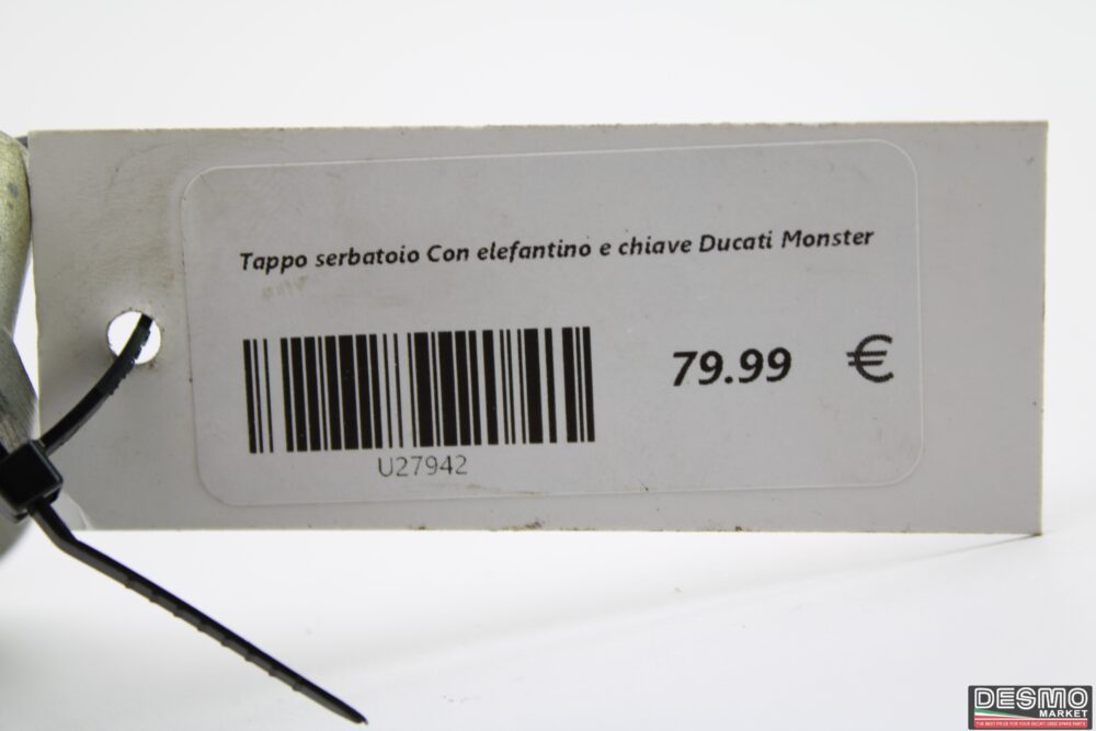 Tappo serbatoio Con elefantino e chiave Ducati Monster - immagine 7