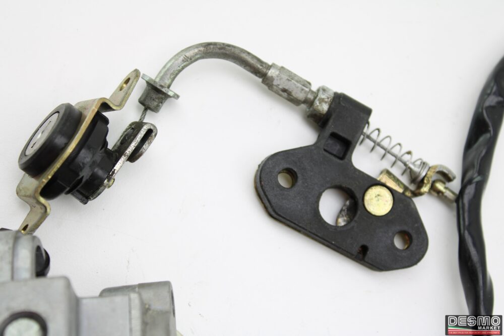 Kit blocchetto chiavi serratura sella Ducati Monster 600 750 900 - immagine 4