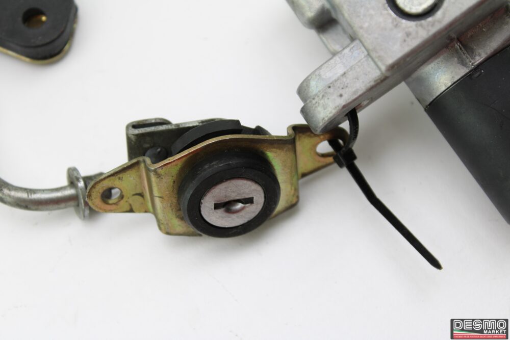 Kit blocchetto chiavi serratura sella Ducati Monster 600 750 900 - immagine 5