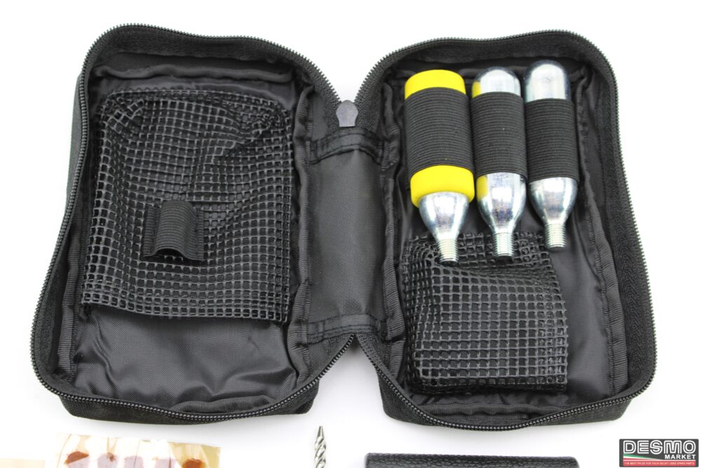 Kit Ripara Gomme X Foratura Auto Moto Ruota Riparazione Pneumatici Tubeless - immagine 2