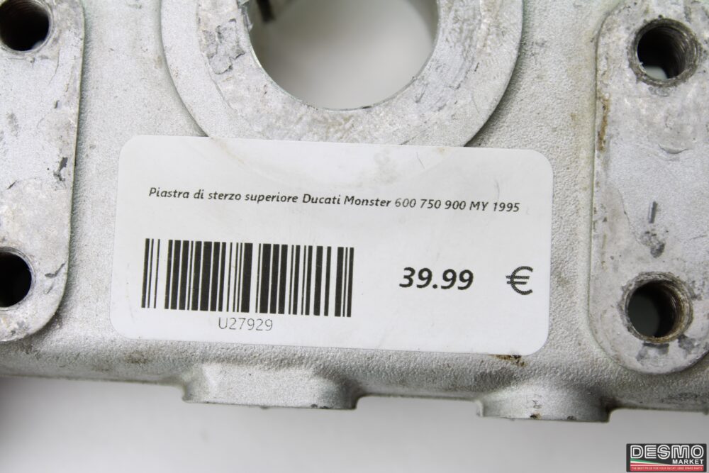 Piastra di sterzo superiore Ducati Monster 600 750 900 MY 1995 - immagine 8