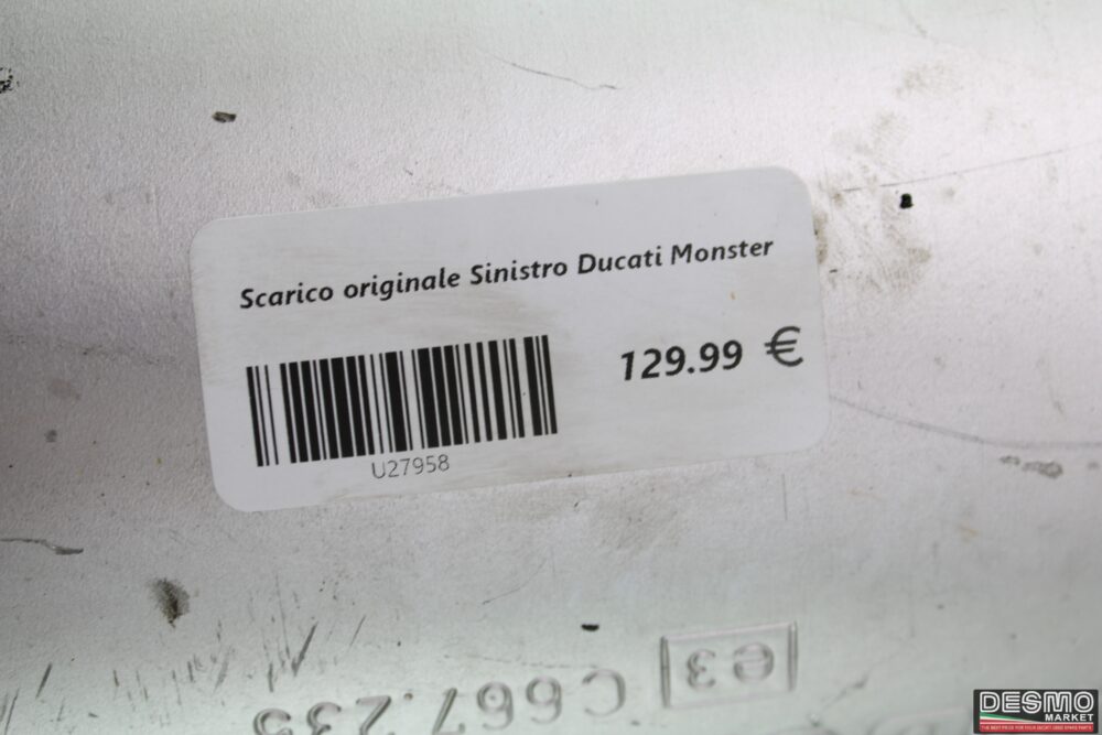 Scarico originale Sinistro Ducati Monster - immagine 9