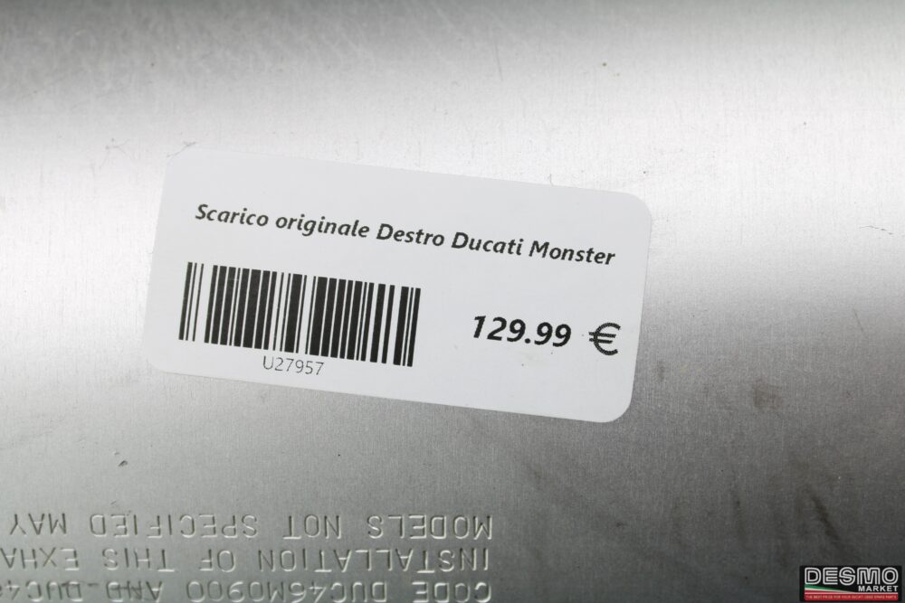 Scarico originale Destro Ducati Monster - immagine 8