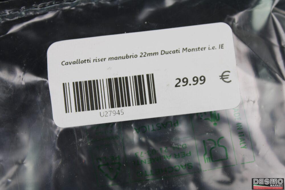 Cavallotti riser manubrio 22mm Ducati Monster i.e. IE - immagine 6