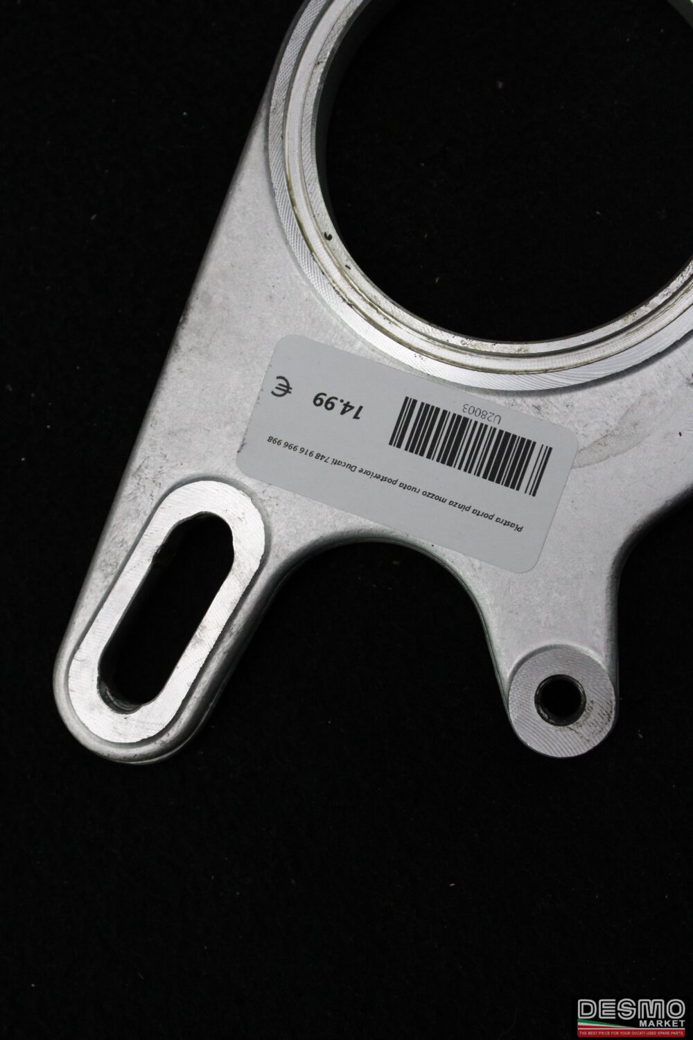 Piastra porta pinza mozzo ruota posteriore Ducati 748 916 996 998 - immagine 3