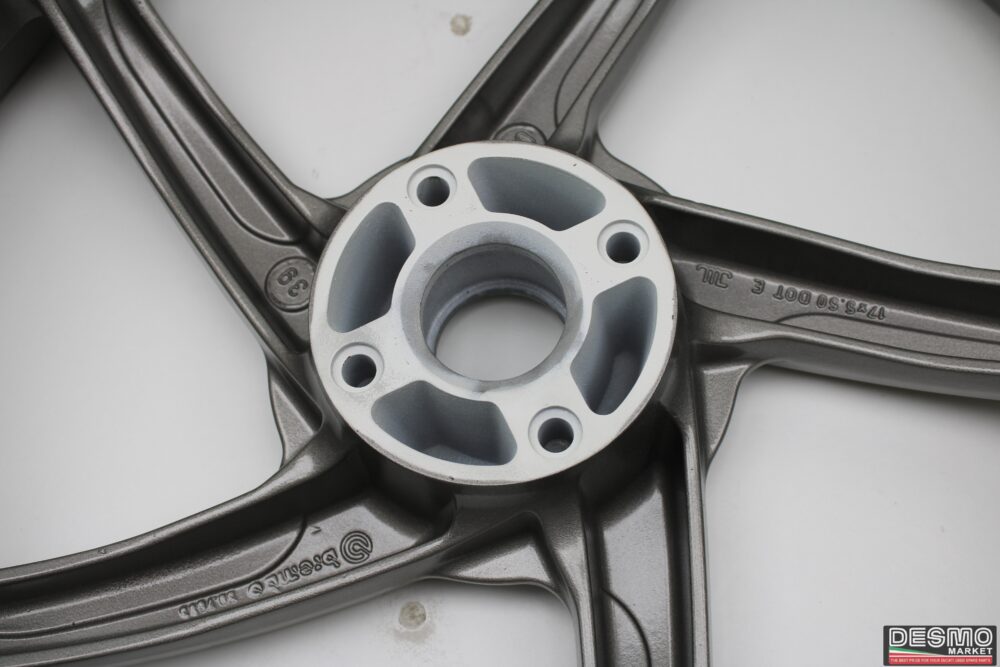 Cerchi ruote marchesini 5 razze Ducati 748 916 996 998 S4R - immagine 5