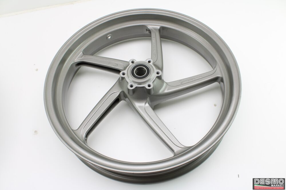 Cerchi ruote marchesini 5 razze Ducati 748 916 996 998 S4R - immagine 7