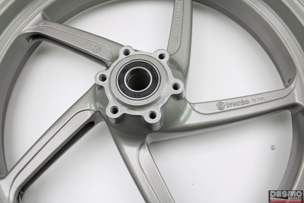 Cerchi ruote marchesini 5 razze Ducati 748 916 996 998 S4R - immagine 8