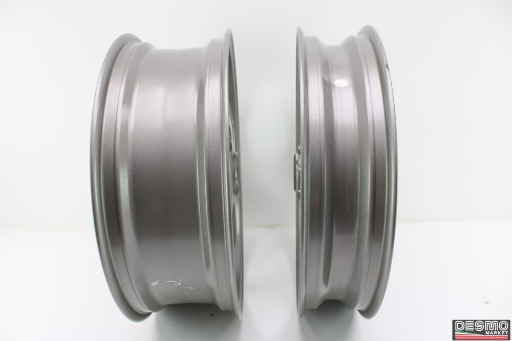 Cerchi ruote marchesini 5 razze Ducati 748 916 996 998 S4R - immagine 11