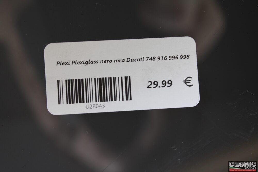 Plexi Plexiglass black mra Ducati 748 916 996 998 - Image 7
