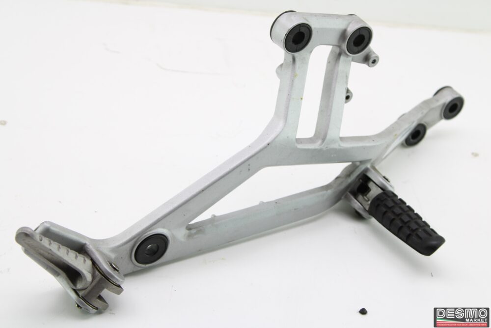 Staffa piastra pedana Destra Ducati Monster 600 750 900 620 s4r - immagine 3