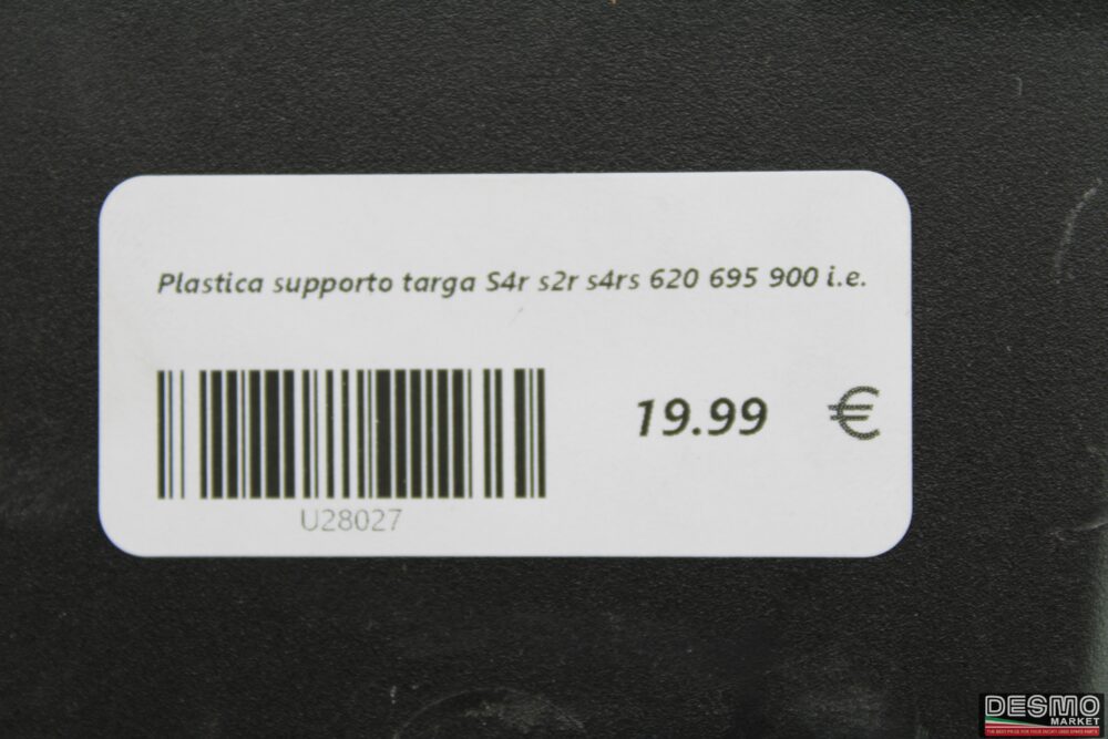 Plastica supporto targa S4r s2r s4rs 620 695 900 i.e. - immagine 5