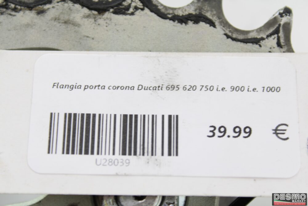 Flangia porta corona Ducati 695 620 750 i.e. 900 i.e. 1000 - immagine 5