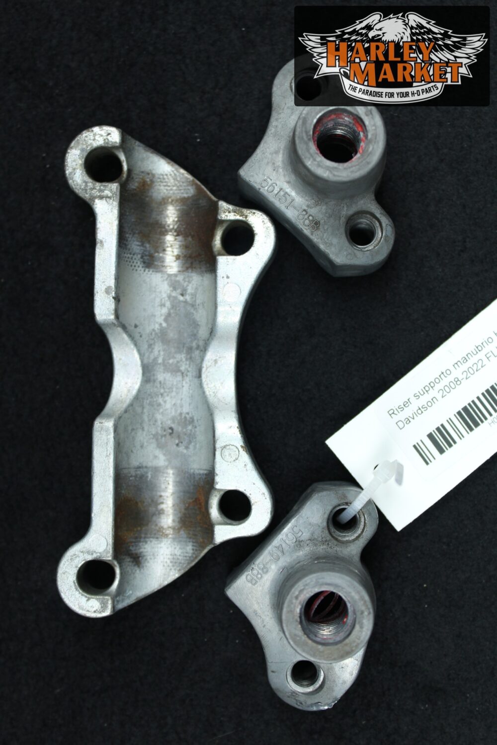 Riser supporto manubrio Harley Davidson 2008-2022 FLH - immagine 4