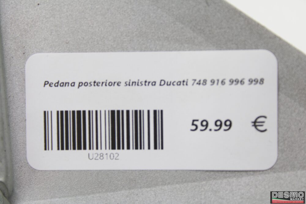 Pedana posteriore sinistra Ducati 748 916 996 998 - immagine 7