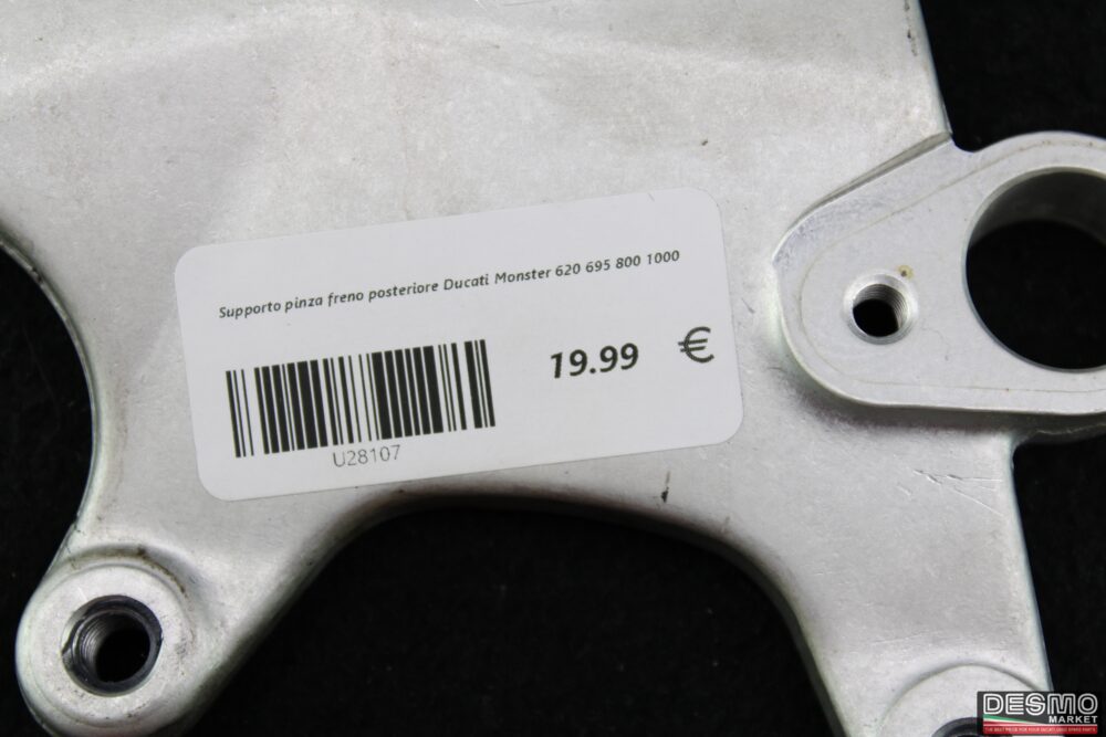 Supporto pinza freno posteriore Ducati Monster 620 695 800 1000 - immagine 5