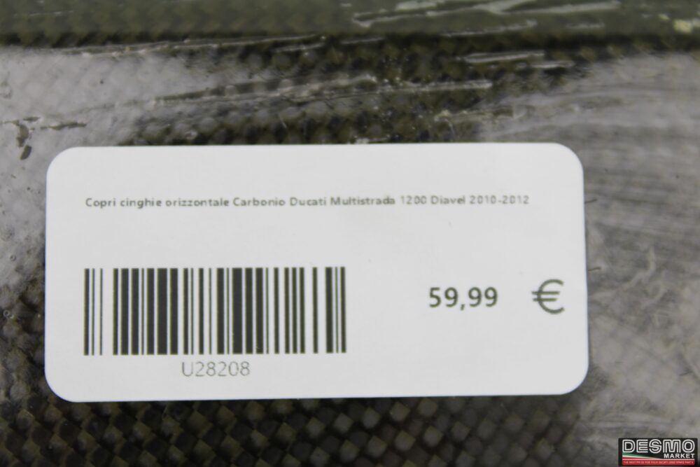 Copri cinghie orizzontale Carbonio Ducati Multistrada 1200 2010-2012 - immagine 8