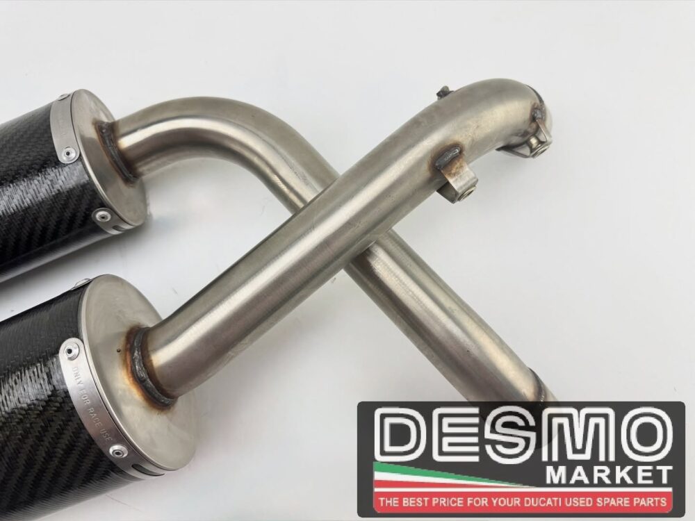 Silenziatori finali Termignoni carbonio 45mm Ducati 748 916 996 998 - immagine 4