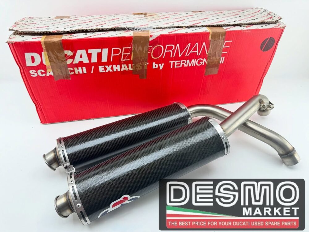 Silenziatori finali Termignoni carbonio 45mm Ducati 748 916 996 998