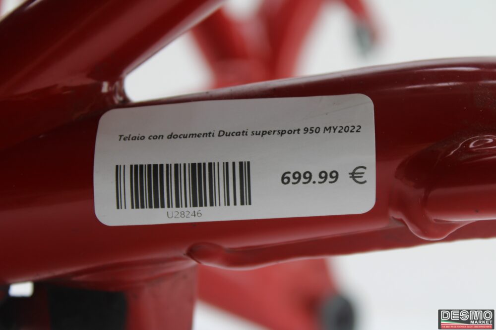 Telaio con documenti Ducati supersport 950 MY2022 - immagine 10