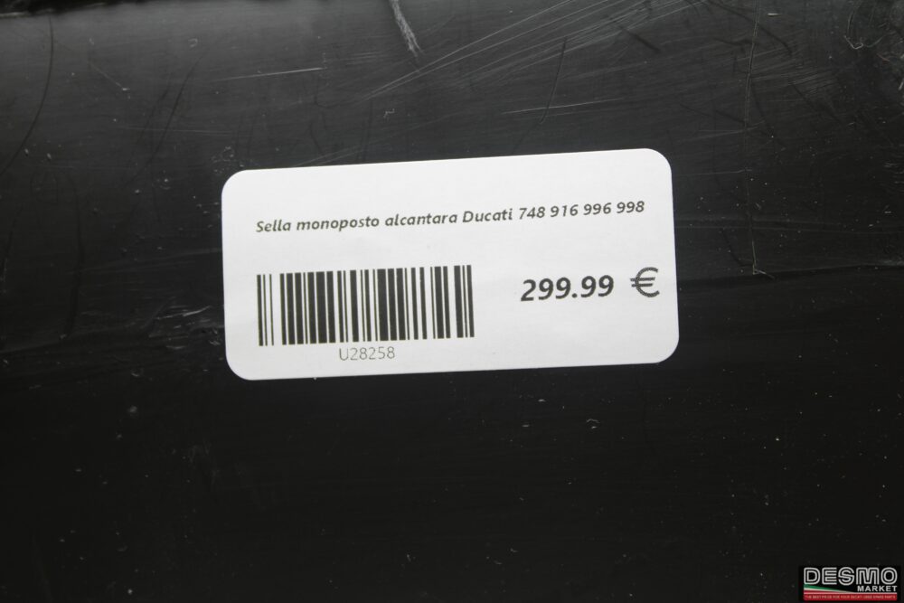 Sella monoposto alcantara Ducati 748 916 996 998 - immagine 6