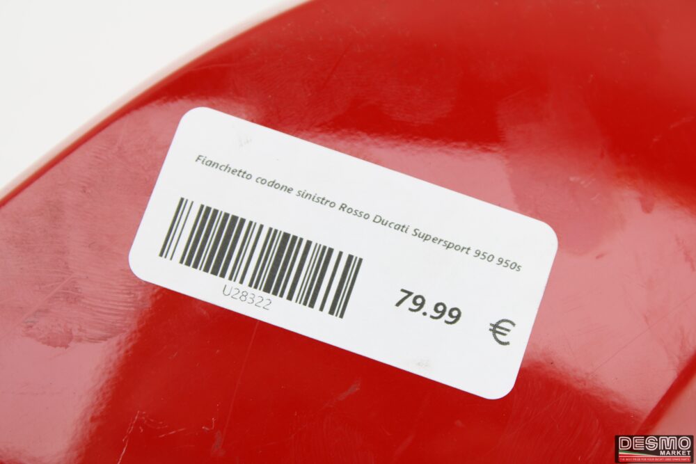 Fianchetto codone sinistro Rosso Ducati Supersport 950 950s - immagine 9