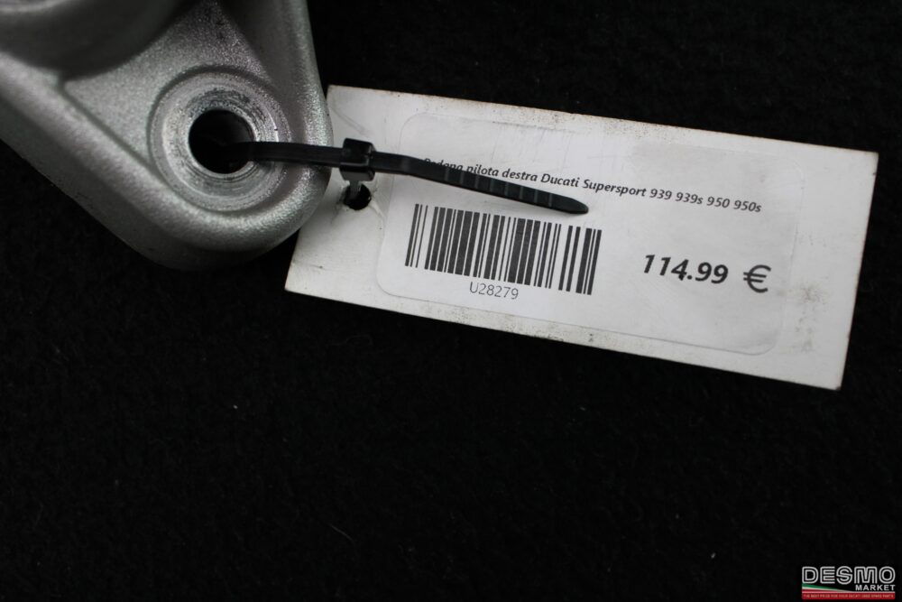 Pedana pilota destra Ducati Supersport 939 939s 950 950s - immagine 6