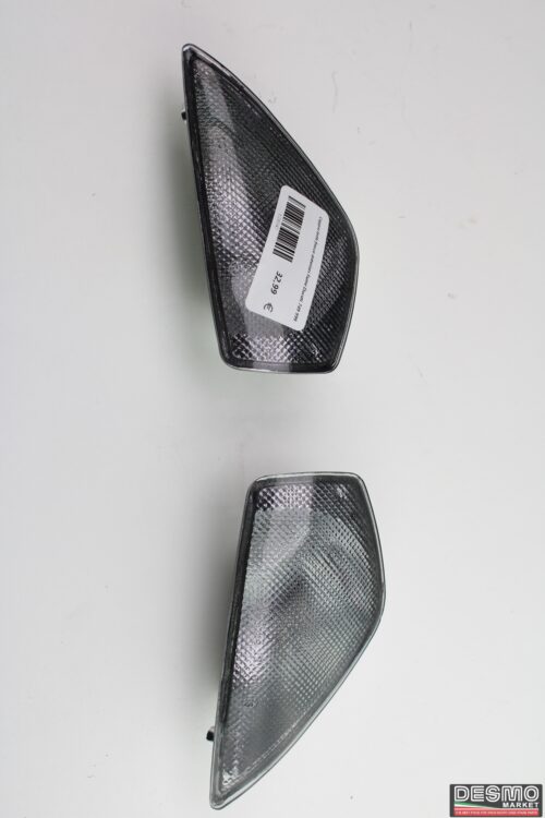 Coppia lenti frecce anteriori Fumè Ducati 749 999
