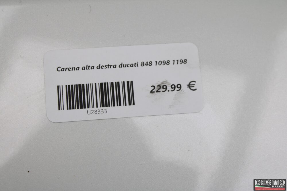 Carena alta destra ducati 848 1098 1198 - immagine 8