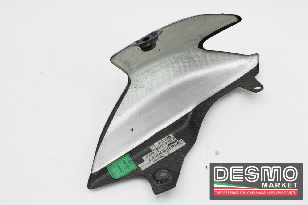 Fianchetto carbonio  laterale destro OEM Ducati Hypermotard 796 1100 - immagine 2