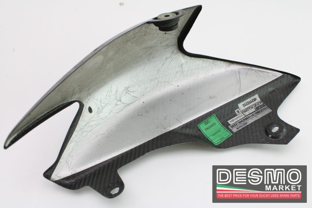 Fianchetto carbonio  laterale sinistra OEM Ducati Hypermotard 796 1100 - immagine 2
