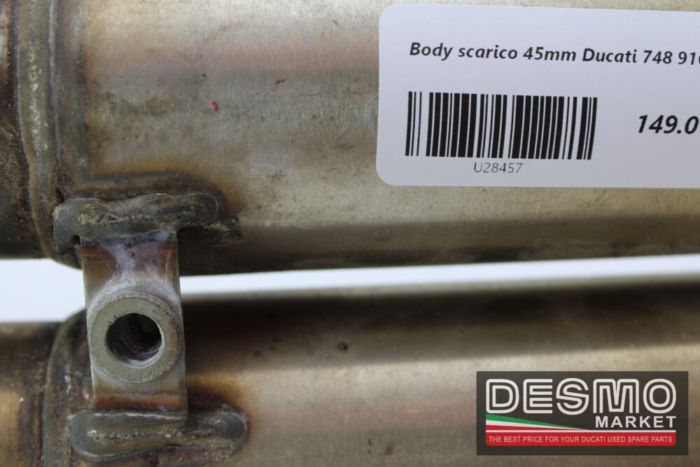 Body scarico 45mm Ducati 748 916 996 - immagine 7