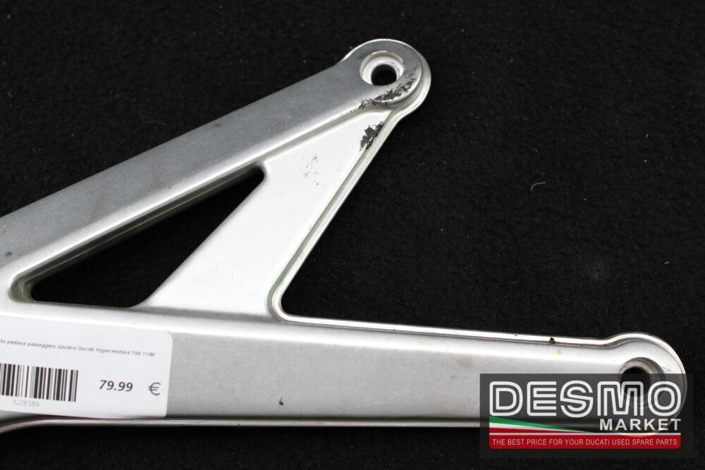 Supporto pedana passeggero sinistra Ducati Hypermotard 796 1100 - immagine 3