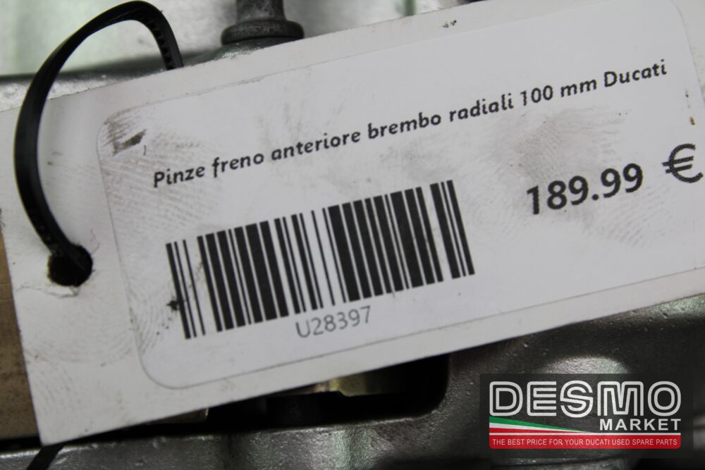 Pinze freno anteriore brembo radiali 100 mm Ducati - immagine 5