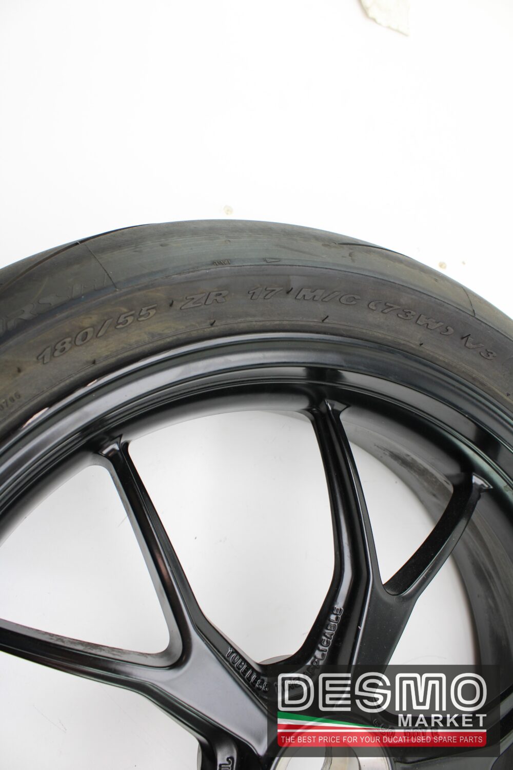 Cerchio posteriore Ducati 10 razze monta su molti modelli con perno picco - immagine 5