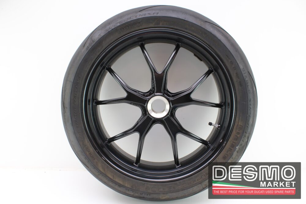 Cerchio posteriore Ducati 10 razze monta su molti modelli con perno picco - immagine 6