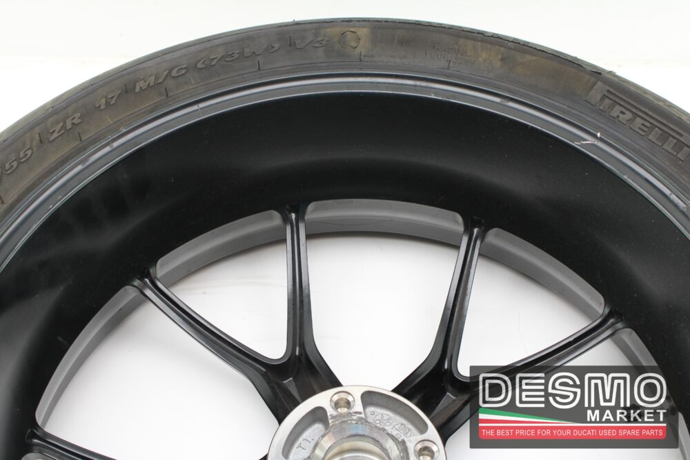 Cerchio posteriore Ducati 10 razze monta su molti modelli con perno picco - immagine 10