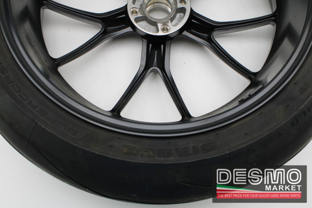 Cerchio posteriore Ducati 10 razze monta su molti modelli con perno picco - immagine 11