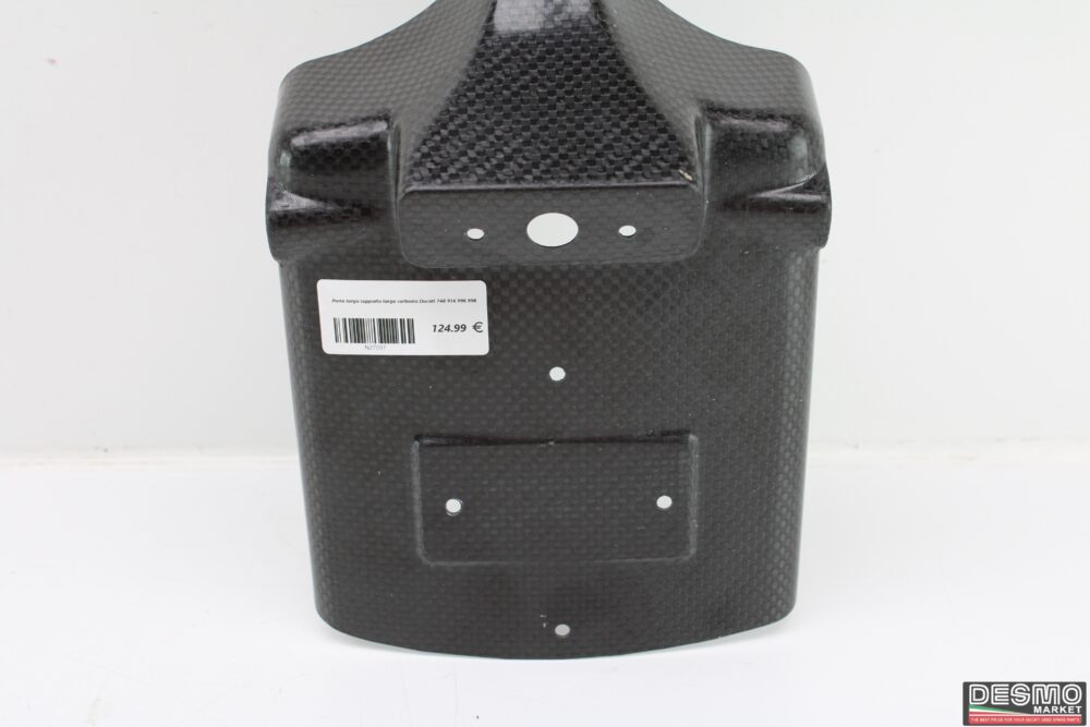 Porta targa supporto targa carbonio Ducati 748 916 996 998 - immagine 3