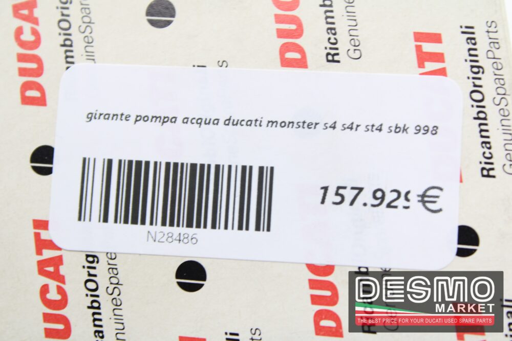 girante pompa acqua ducati monster s4 s4r st4 sbk 998 - immagine 8