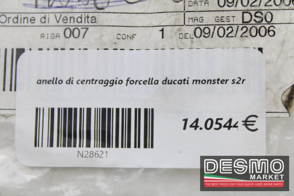 anello di centraggio forcella ducati monster s2r - immagine 5