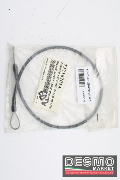 cavo antifurto casco