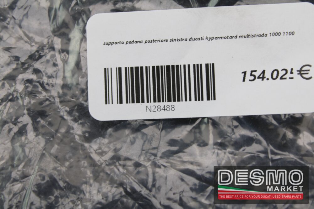 supporto pedana posteriore sinistra ducati hypermotard  1000 1100 - immagine 3