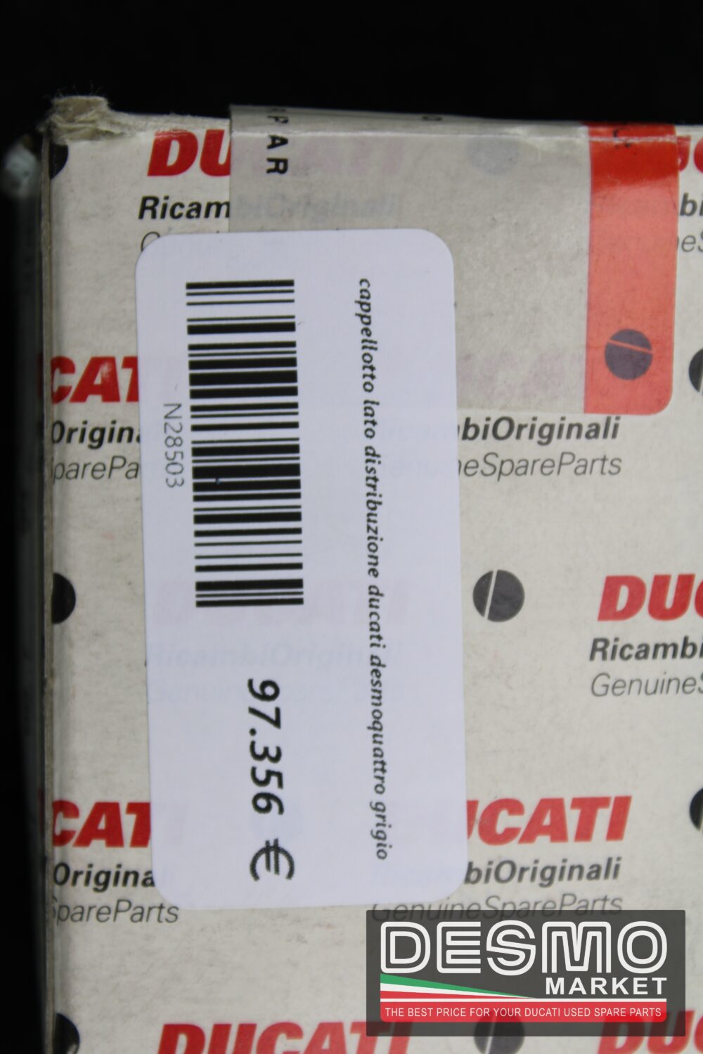 cappellotto lato distribuzione ducati desmoquattro grigio - immagine 3