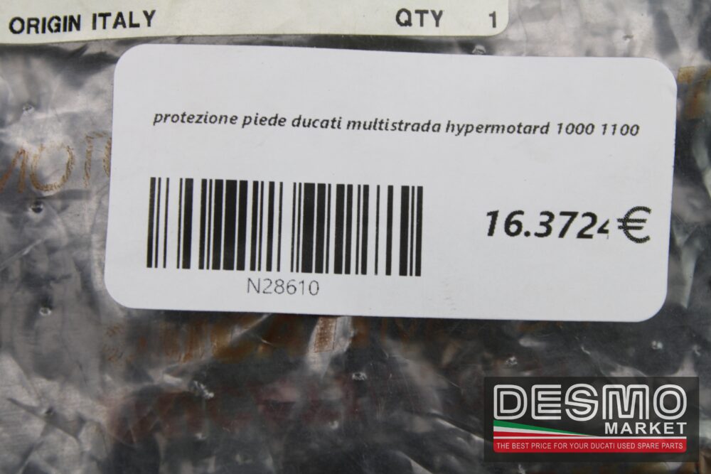 protezione piede ducati multistrada hypermotard 1000 1100 - immagine 3